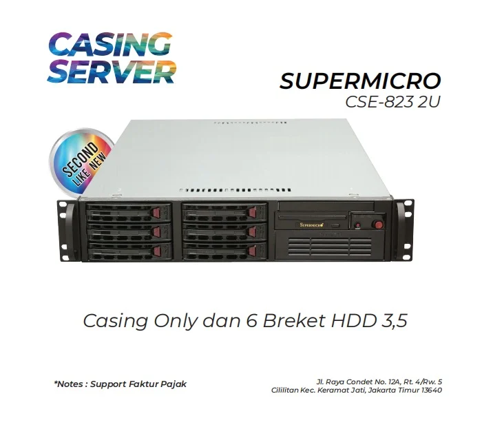 Casing Server Supermicro Cse 823 2u