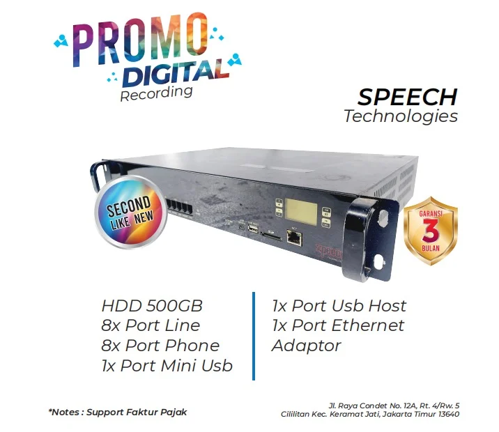 Digital Recording Speech Technologies