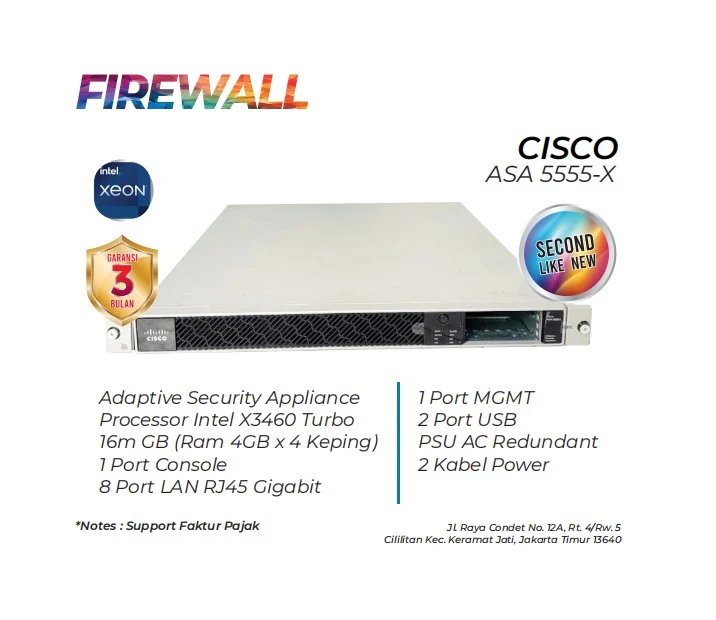Firewall Cisco Asa 5555x