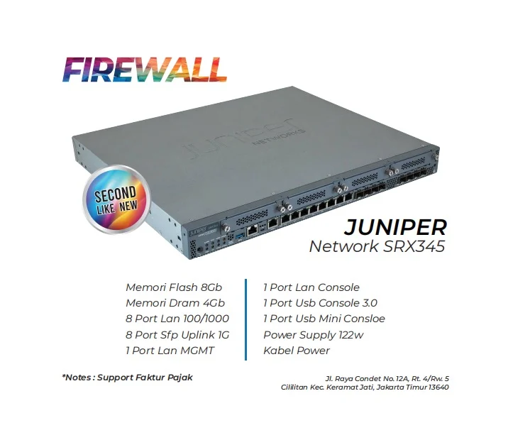 Firewall Juniper Srx345