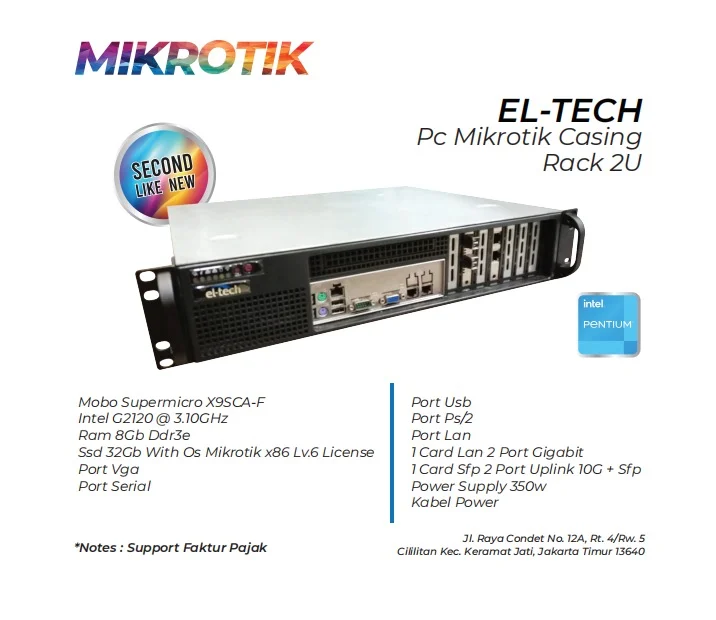 Mikrotik El Tech Rack 2u