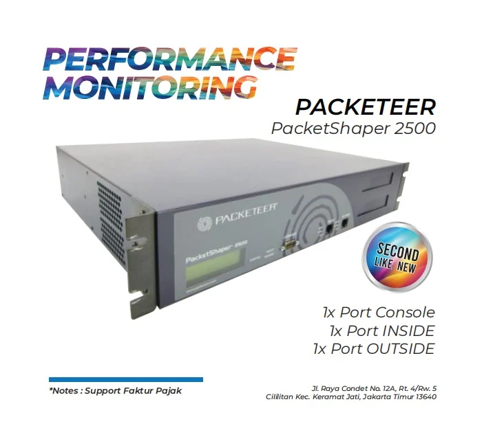 Performane Monitoring Packeteer 2500