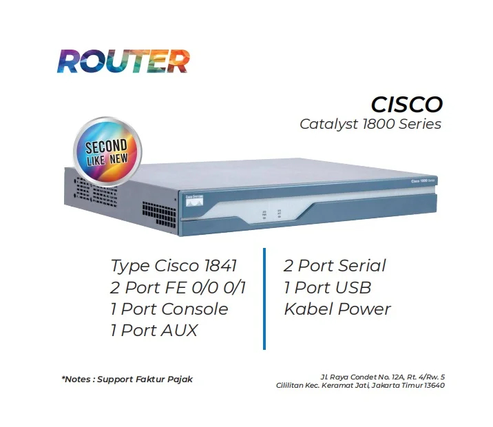 Router Cisco Catalyst 1841