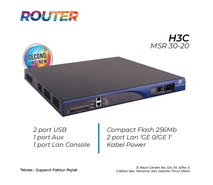 Router H3c Msr 30 20