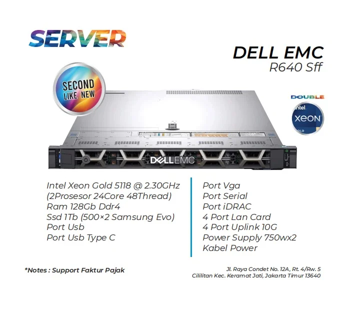 Server Dell Emc R640 Sff