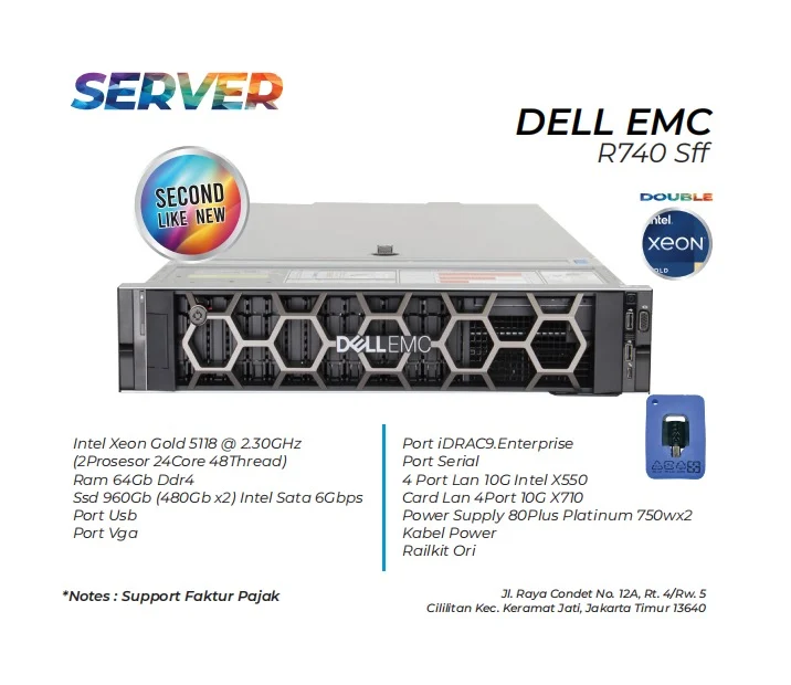 Server Dell Emc R740 Sff