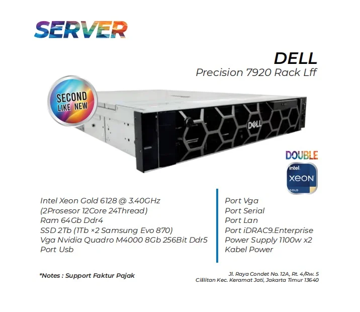 Server Dell Precision 7920 Rack Lff