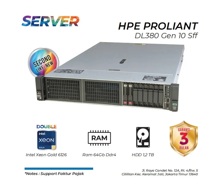 Server Hpe Proliant Dl380 Gen10 Sff