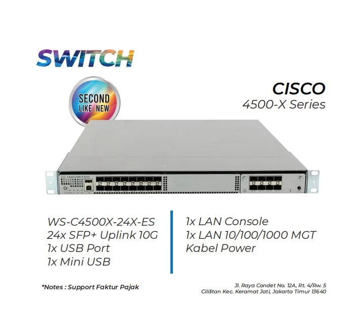 Switch Cisco C4500x