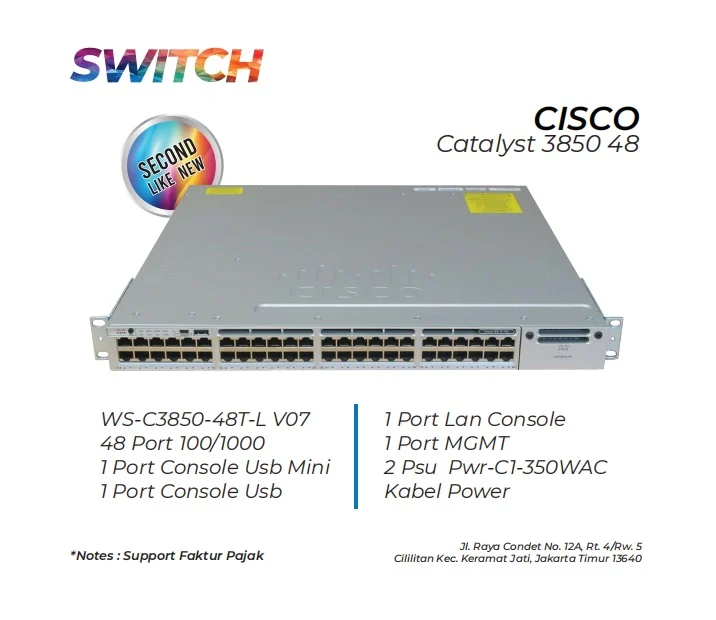 Switch Cisco Catalyst 3859 48