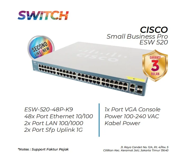 Switch Cisco Esw 520