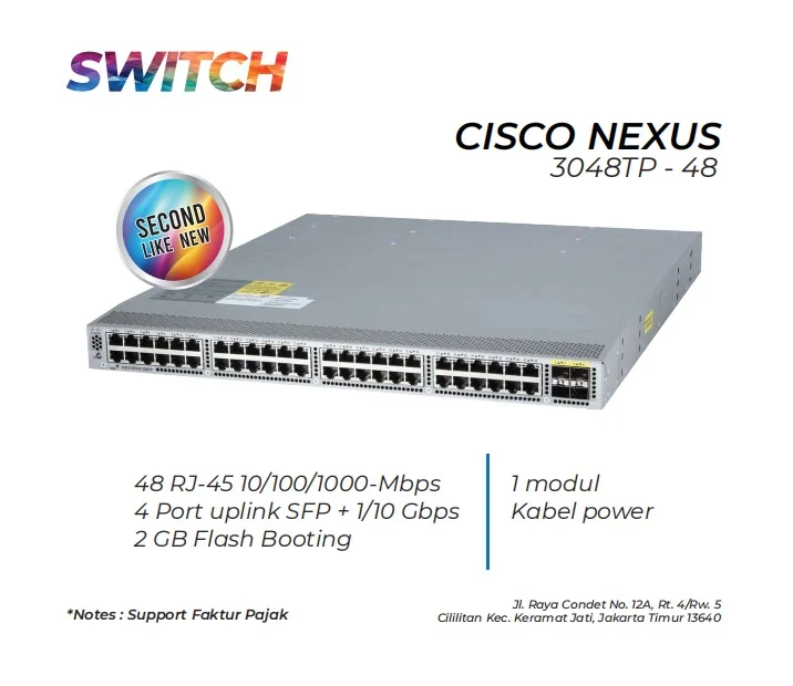 Switch Cisco Nexus 3048tp