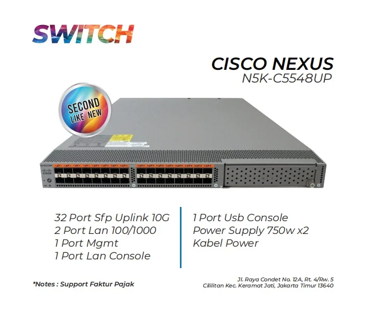 Switch Cisco Nexus C5548up
