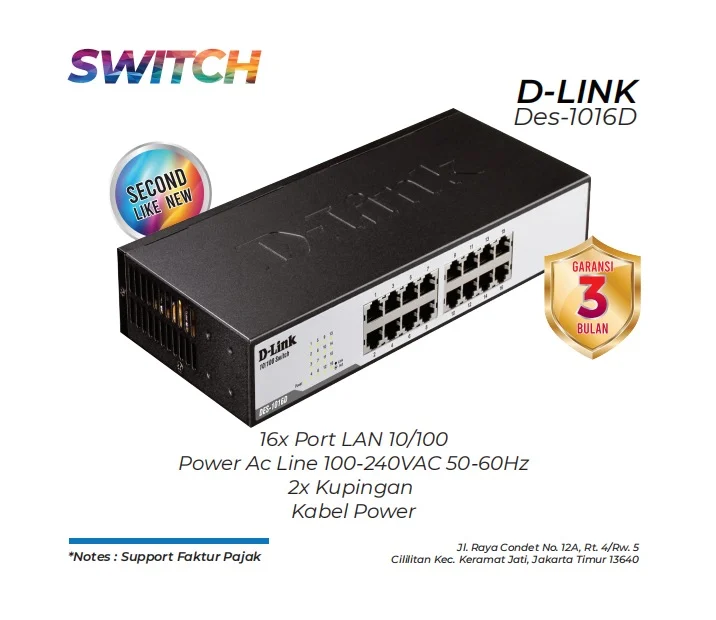 Switch Delink 1016d