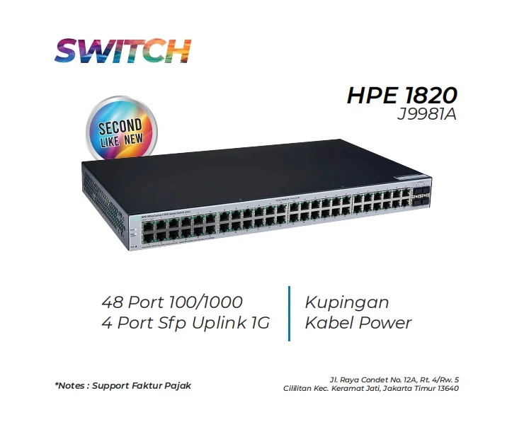 Switch Hpe 1820 J9981a