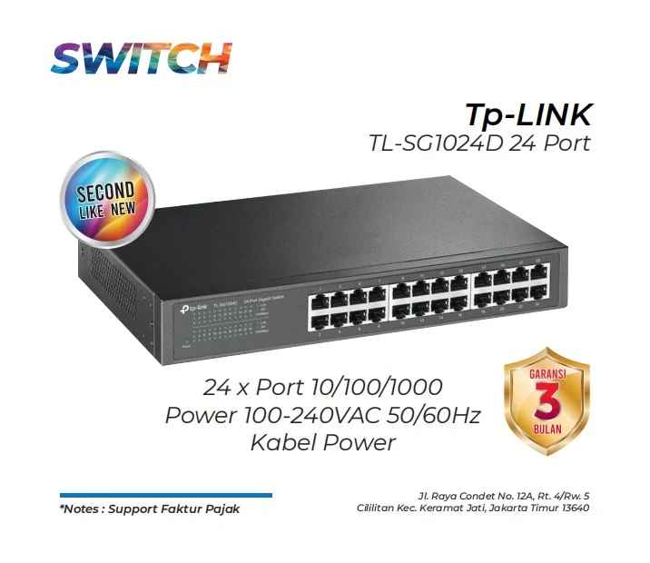 Switch Tp Link Tl Sg1024d