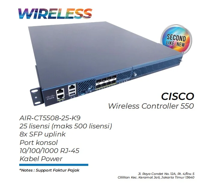 Wireless Cisco Controler 550