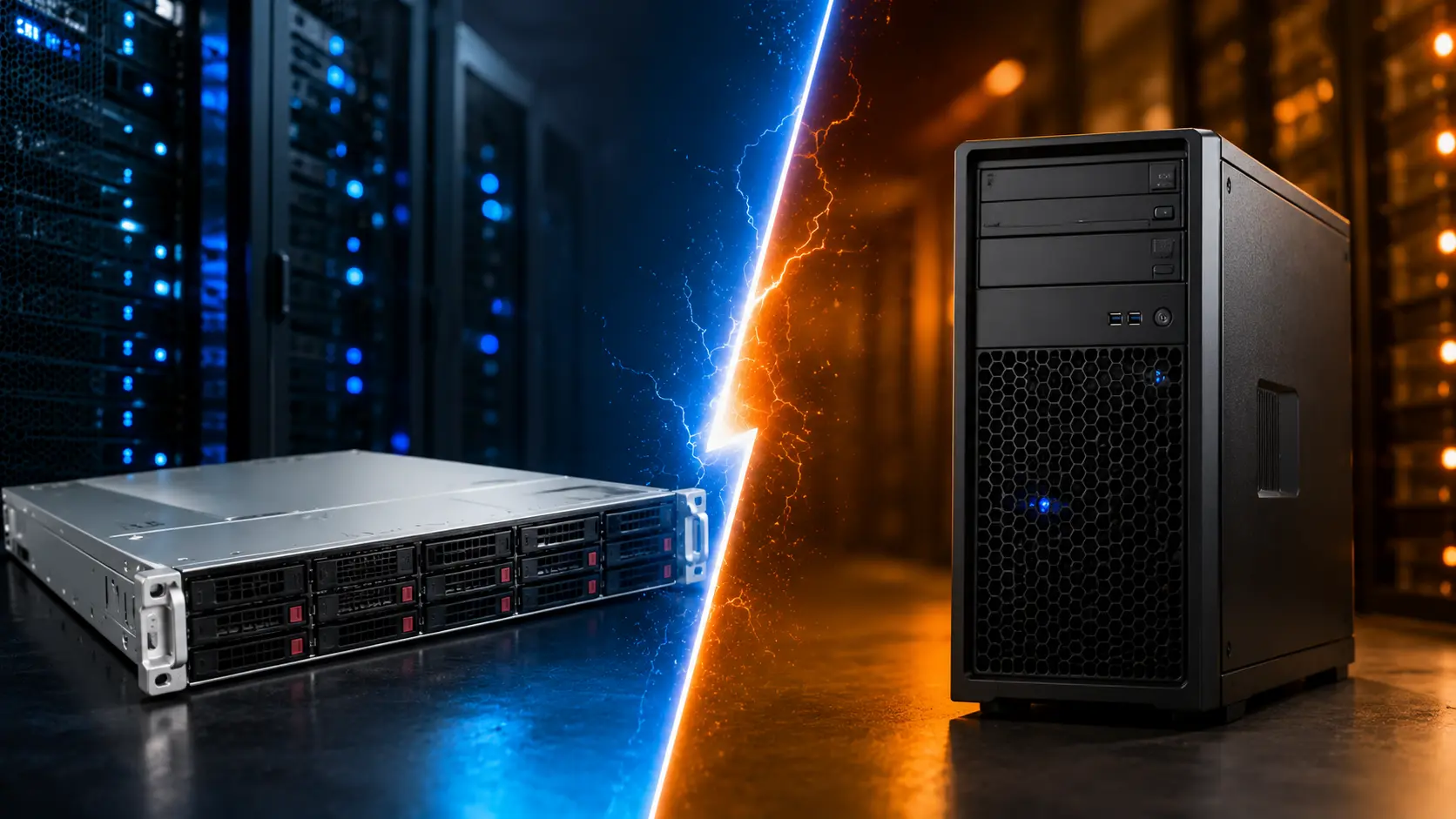 Perbedaan Rack Server Dan Tower Server