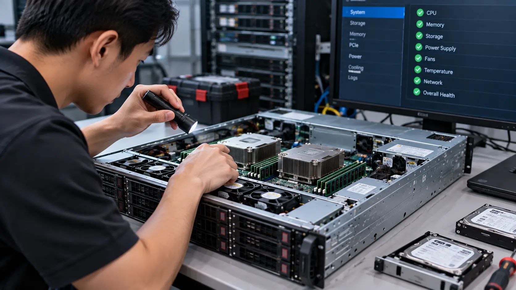 Server Bekas Diperiksa Bagaimana