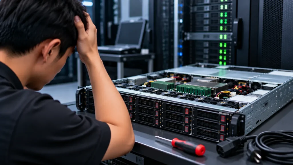 Server Bekas Tidak Mau Hidup